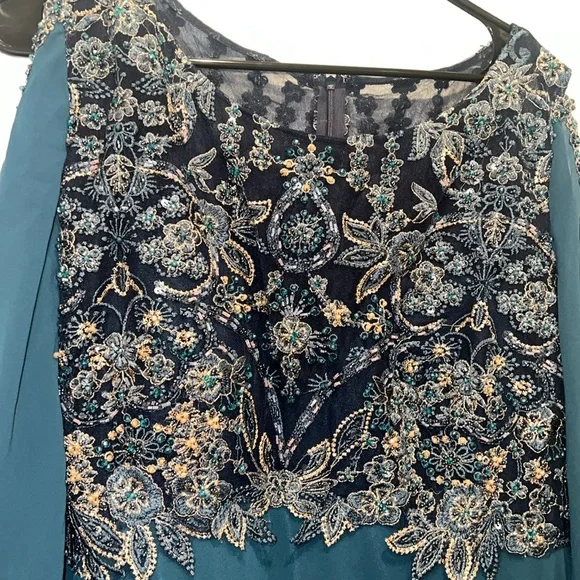 Teal Blue Royal Gown